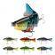 Classic 9.5cm 15g  6 colors  Pike Fishing Baits Hook 7 Segment Lifelike Skin Multi Joint Body Pike Lure