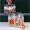 Food Grade Laminated Plastic Transparent Flat Bottom Zip Lock Food Packaging Bag with handle