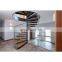 Spiral Staircase Modern Big Round Spiral Steel Staircase Curved Wooden Stair