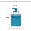 High quality rubber coated Blue Ceramic Foam Pump Lotion Soap Dispenser