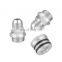 AUSO Aluminum Black M28 To AN10 Block Plug Breather Fitting Adapter For Integra B16 B18c GSR ITR B18b
