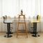 Modern luxury PU faux leather commercial swivel barroom bar stool