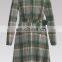 100% BCI Cotton Yarn Dyed Check Fabric for Long Coat and Shirt