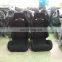 Universal New Pair fabric material Red stitch Car Racing Seats JBR1035 With Double Slider