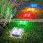 Lighting IP65 Waterproof RGB Brick Solar LED Light For Landscape