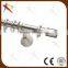 Decorative window hardware metal satin end cap and curtain rods
