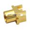 F Type Male for PCB Connector Coax Coaxial Cable RF Connector,Nickel plated
