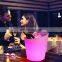 plastic led ice bucket color changing bars nightclubs LED light up ice bucket beer bucket