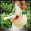 Wholesale Weave Natural Pom Pom Straw Bag