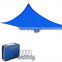 UV Block Outdoor blue Triangle Waterproof Sun Shade Sails for Patio/Backyard/Garden Pool