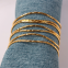 Fashionable Wholesale Gold plated Wired Round Cut Napkin Rings