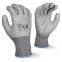 Anti cut gloves grey PU level 5 cut resistant gloves