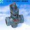 American standard stainless steel ferrule type manual plug valve