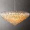 Living Room Dining Room Modern Bedroom Hotel Decoration Modern  Crystal LED  Industrial Style Crystal Chandelier