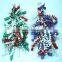 Christmas Decoration Set:Metallic Fancy Bow and Colorful Curly Ribbon