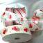 6mm*600yards gift wrapping ribbon spool, grosgrain ribbon spool with gold edge