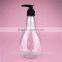 transparent christmas item plastic reindeer decorative bottles for shampoo/skin care/hand soap