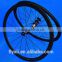 FLX-WS-CW03 : Carbon Matt Cycling Road Bike Clincher Wheelset 38mm Rim ( Basalt Brake Side )