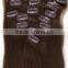 Brazilian 100 human hair remy clip in extension long lasting