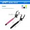 Cable take pole selfie stick ,gift selfie stick ,can print logo on handle QC15