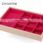 W1275I-4 Wholesale Alibaba Slope Style Cosmetic Storage Box Stackable Wooden Jewelry Display