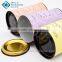 Luxury Decorative Handmade Biscuit Paper Tube with Tin Cover