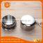 Stainless Steel Folding Cup With Cover Foldable Cup Telecope Cup 3section Collapsible Cup