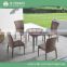 Wholesale leisure ways outdoor patio furniture outdoor rattan dinning table set with 4 chairs