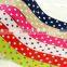 Welcome customize Ribbon, Hot sale Classic 2.5cm wide Spot Colorful Ribbon Fbric for DIY Gift Accessories