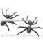 New fashion jewelry cool black Spider stud pierced earring holder