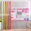 LETTER SIZE TRANSPARENT COLOURS PLASTIC REPORT FILE WITH SLIDE GRIP