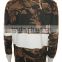 Men's 100%cotton printed long sleeve rugby shirt
