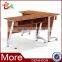 low price manufacturer student used metal frame legs writing table school furniture