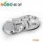 Stainless steel round plate wholesale stainless steel 4 divided dinner plate