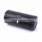 3 Slot Cylindrical Black Leather Travel Wrist Watch Box For Men