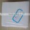 1/6 tall fold white print napkins