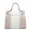 Genuine snake pattern leather handbag