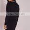 plus size chain hem midi dress in black for fat women