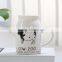 Direct Manufacturer 12 OZ Ceramic Cow Design Milk Mugs