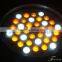 disco light amber and white led par 64 stage light color washer