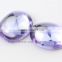 Lavender oval shaped glass stone, wholesale alibaba colored glass stones china glass stone