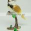 Customizing pewter jewelry box bird with crystal stone