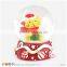 Resin Santa Claus Figurines Custom Mini Christmas Snow Globe Kit