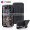  wholesale for samsung J7 mobile phone case super combo 3 in 1 printing rugged holster supcase