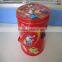 Christmas Round mickey tin box for cookies/candy