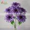 cheap artificial peony flower 18cm flower head with coth print petals