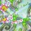 New flower design with waterproof nylon taffeta fabric for swimwear/beacewear/bikini/dress