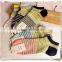 New Striped Men's Ankle Socks Multi-Colored Men's Sport Crew Ankle Low Cut Socks Casual Cotton