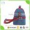 Multifunction custom promotional denim lunch cooler handbag with double layers