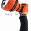 6 Patterns Thumb Control Plastic Garden Hose Spary Nozzle Water Spray Gun